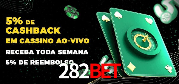 Promoções do cassino ao Vivo 282bet